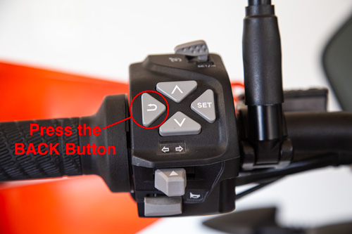 Ktm 1290 Advenutre Back Button